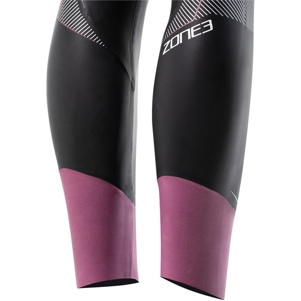 2024 Zone3 Womens Aspire Back Zip Swim  Wetsuit WS22WASP101 - Black / Purple